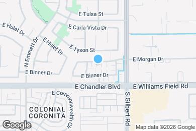 Map image of the property - 2857 E Detroit St