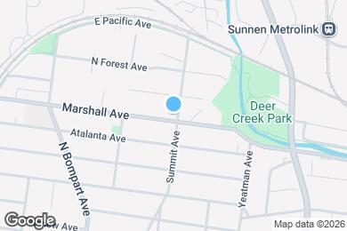 Map image of the property - 755 Marshall Ave