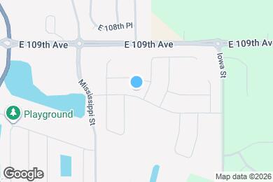 Map image of the property - 1892 E 110th Ln