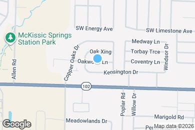 Map image of the property - 918 Oakwood Ln