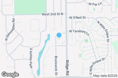 Map image of the property - 116 N Brunswick St