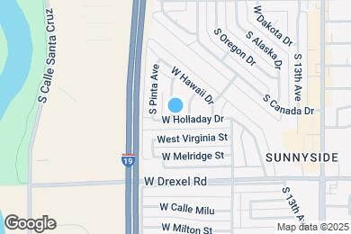 Map image of the property - 5533 S Santa Cruz Ave