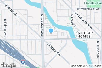Map image of the property - 2317 W Wolfram St
