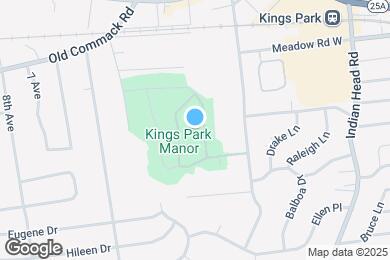 Map image of the property - Kings Park Manor Apartments 55 and Older