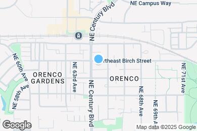 Map image of the property - Modern Hillsboro apartment 2 blocks from O...