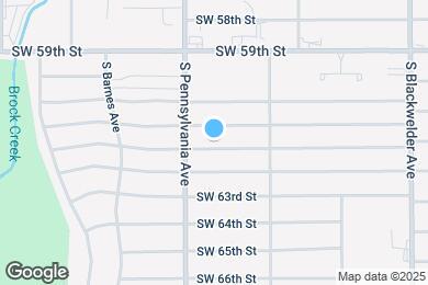 Map image of the property - 1613 SW 61st Terrace