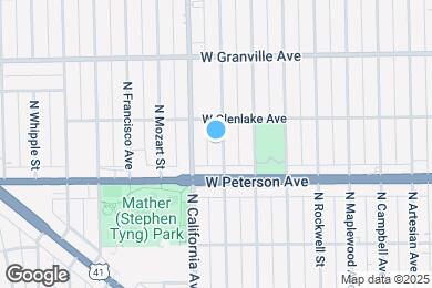 Map image of the property - 6034 N Fairfield Ave