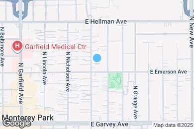 Map image of the property - 402 N Alhambra Ave