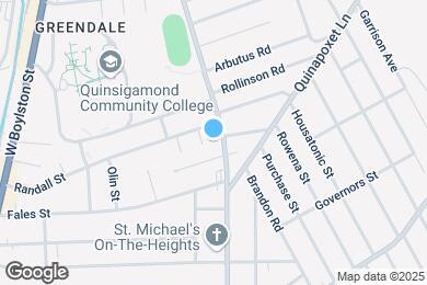 Map image of the property - 388 Burncoat St