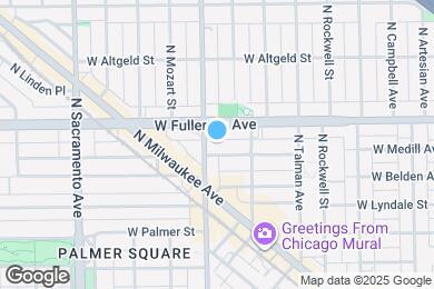 Map image of the property - 2339 N California Ave