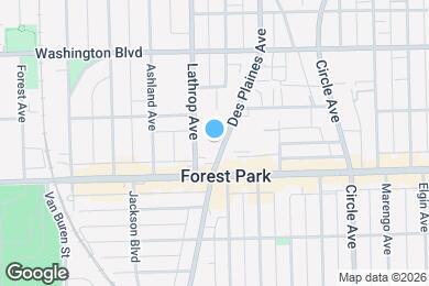 Map image of the property - 331 Des Plaines Ave