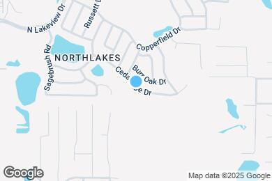 Map image of the property - 2906 Cedaridge Dr