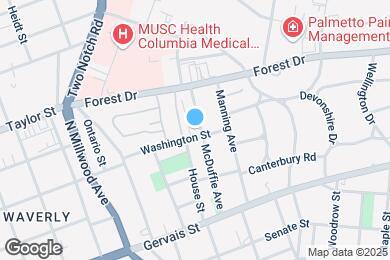 Map image of the property - 1503 McDuffie Ave