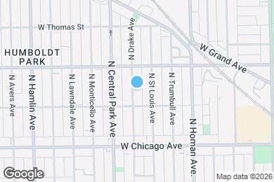 Map image of the property - 923 N Drake Ave