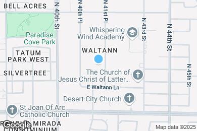 Map image of the property - 15638 N 41st Pl