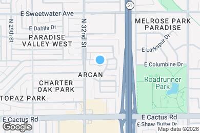 Map image of the property - 12462 N 33rd St