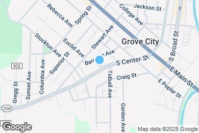 Map image of the property - 615 S Center St