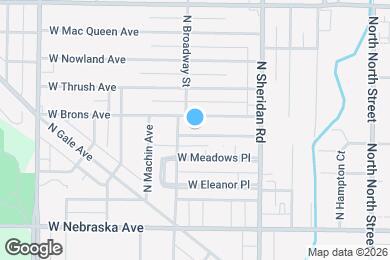 Map image of the property - 823 W Bartlett Ct