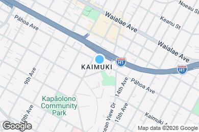 Map image of the property - 3625 Pahoa Ave