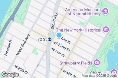 Map image of the property - 160 W 73rd St