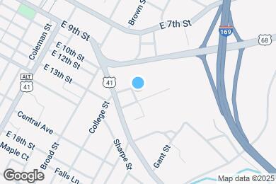 Map image of the property - 1202 Cates St