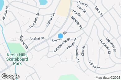 Map image of the property - 1235 Manulani St