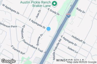 Map image of the property - 605 E Applegate Dr