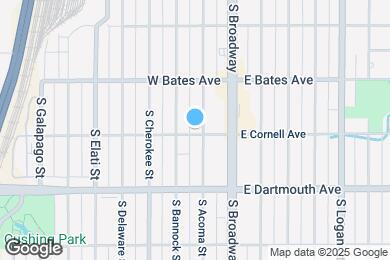 Map image of the property - 2995 S Acoma St