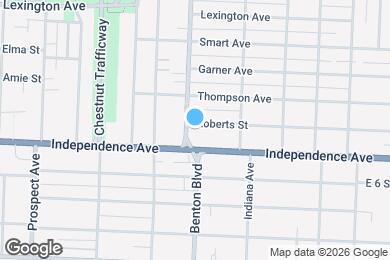 Map image of the property - 521 Benton Blvd