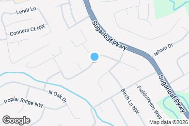 Map image of the property - 1744 Oak Ridge Way NW