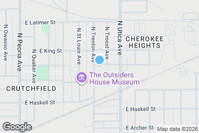 Map image of the property - 1608 E Jasper St