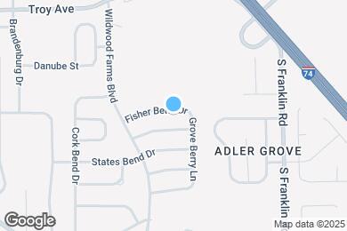 Map image of the property - 8115 Fisher Bend Dr