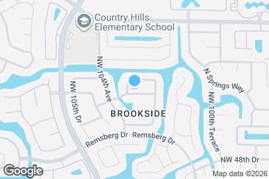 Map image of the property - 10347 NW 50th Ct
