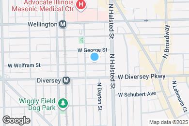 Map image of the property - 842 W Wolfram St