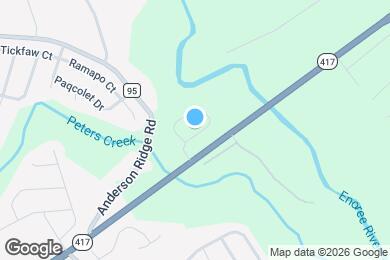 Map image of the property - 105 Winding Stream Cir