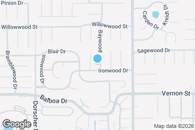 Map image of the property - 1794 Baywood Ave