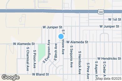 Map image of the property - 2603 W Alameda St