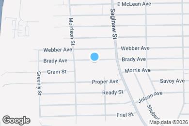 Map image of the property - 1490 Brady Ave