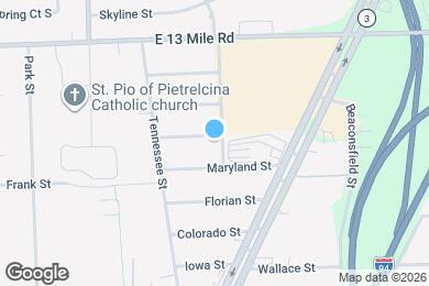 Map image of the property - 19140 Indiana St
