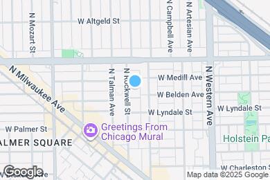 Map image of the property - 2311 N Rockwell St