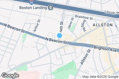 Map image of the property - Everett St. Apartments