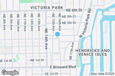 Map image of the property - 403 NE 16th Ave