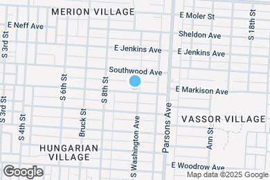 Map image of the property - 362 E Markison Ave