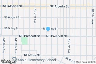 Map image of the property - 4530 NE 23rd Ave