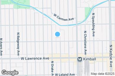 Map image of the property - 4908 N Saint Louis Ave