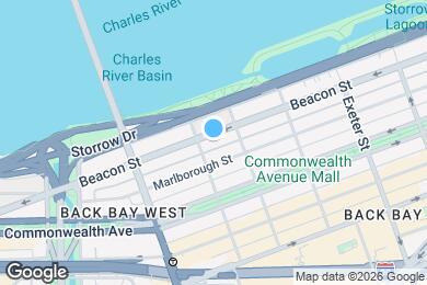 Map image of the property - 419 Beacon St