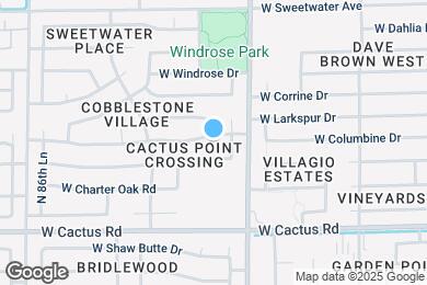 Map image of the property - 8335 W Columbine Dr