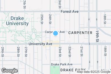 Map image of the property - Old Main & Drake Apartments