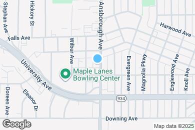 Map image of the property - 1026 Ansborough Ave