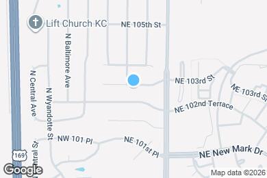 Map image of the property - 207 NE 103rd St